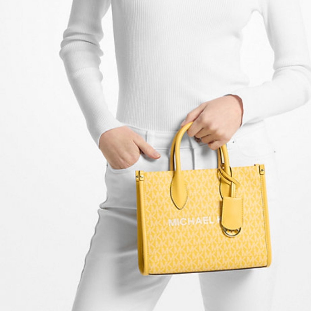 Michael Kors Mirella Small Signature Logo Crossbody Bag - Picture 9 of 10
